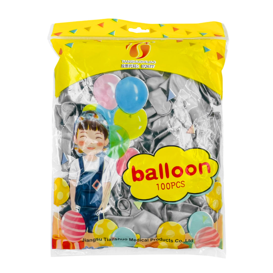 PS-195 (100 pcs) 10 Inch Metallic Balloons