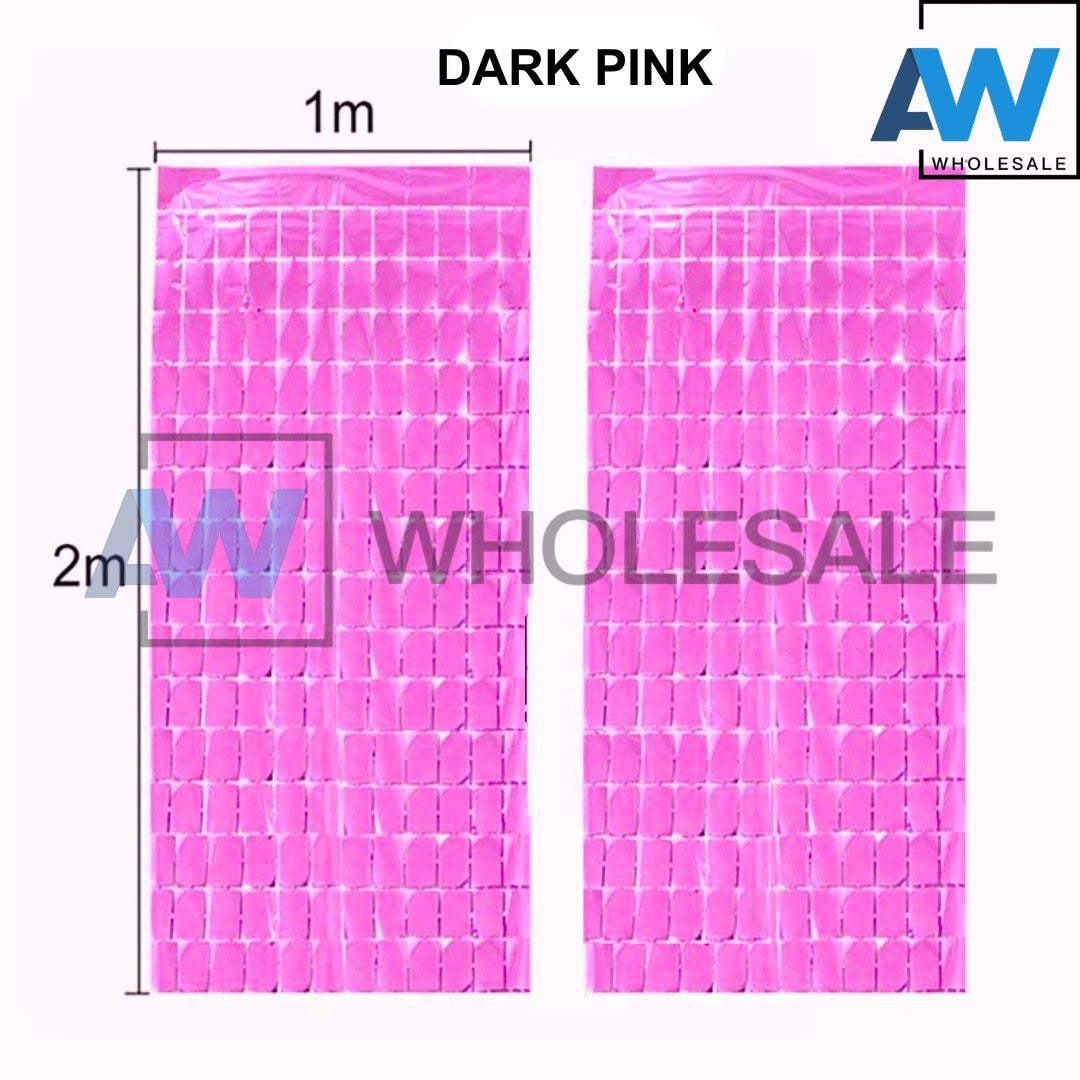 PS-307 (1 pc) Square Tile Foil Curtain