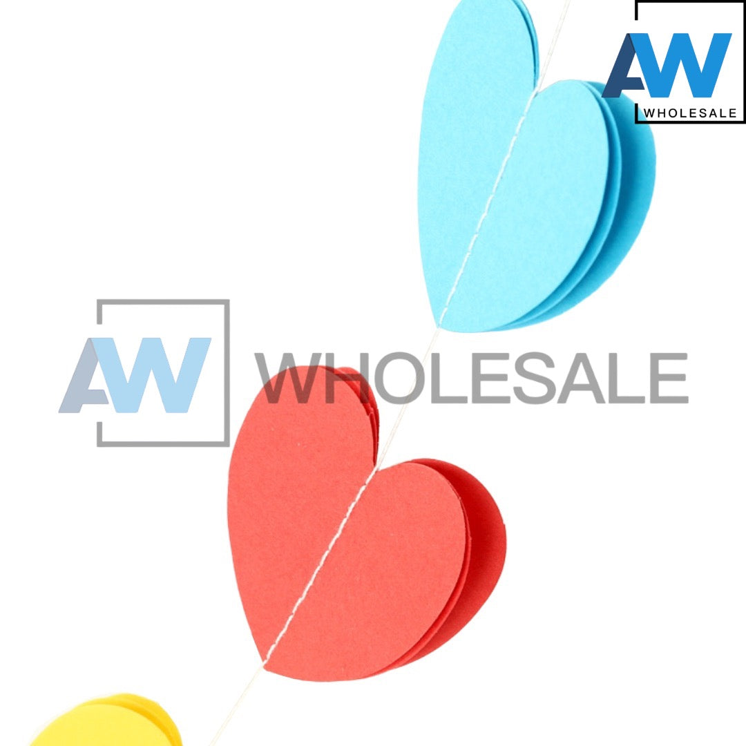 PS-376 (12 pcs) 3D Shape Pastel Garland Banner
