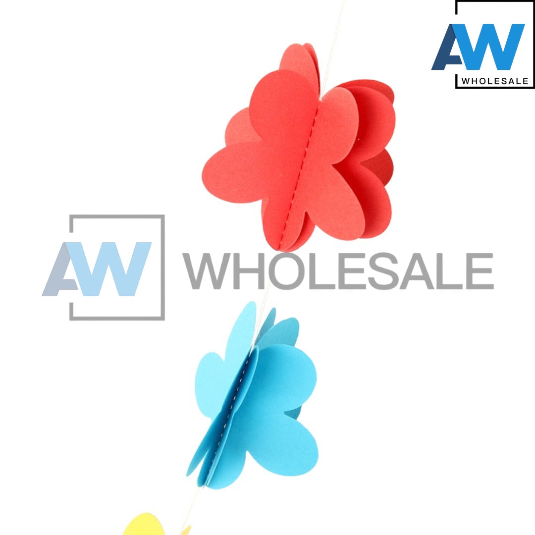 PS-376 (12 pcs) 3D Shape Pastel Garland Banner