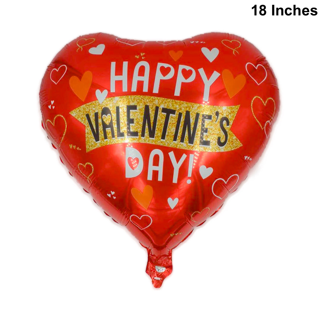 PS-383 (50 pcs) Happy Valentine's Day Foil Balloon