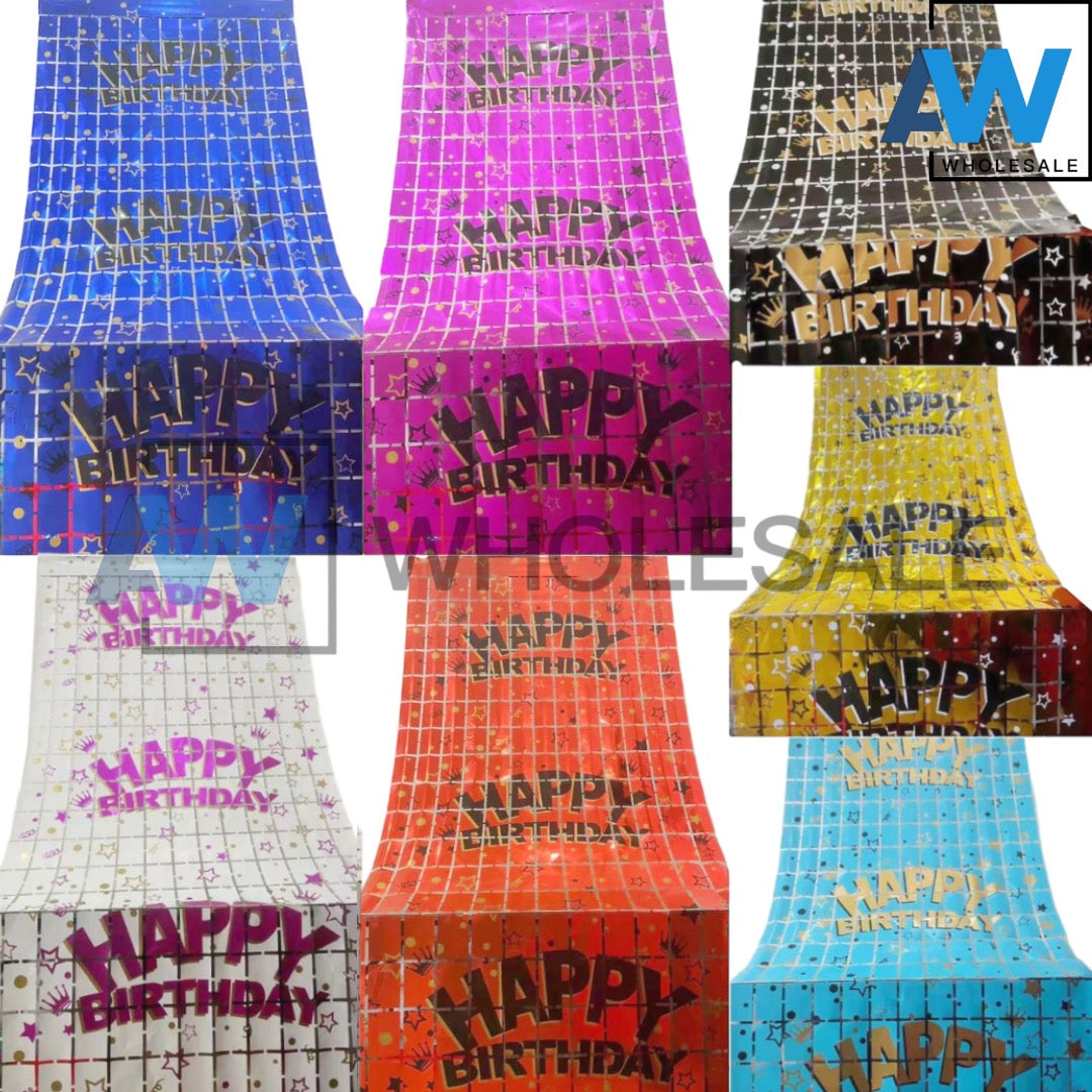 PS-404 (1 pc) Square Tile HBD Foil Curtain