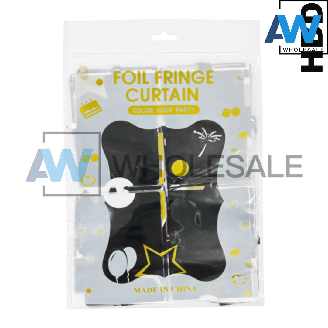 PS-404 (1 pc) Square Tile HBD Foil Curtain