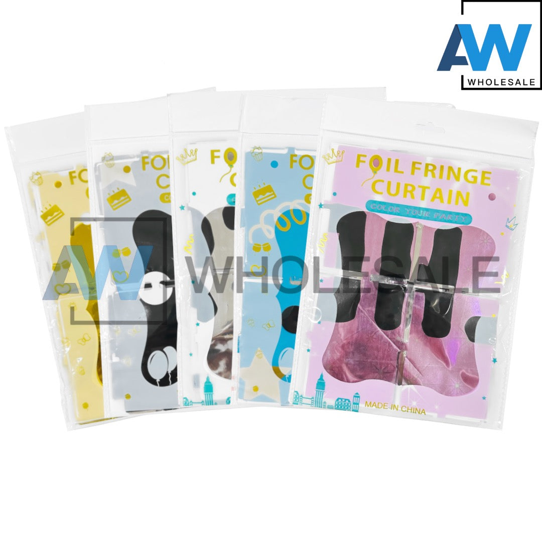 PS-404 (1 pc) Square Tile HBD Foil Curtain