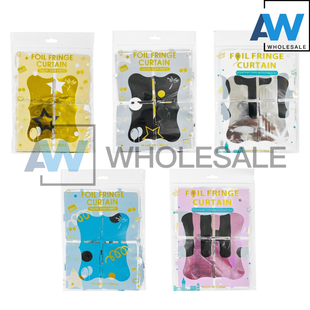 PS-404 (1 pc) Square Tile HBD Foil Curtain