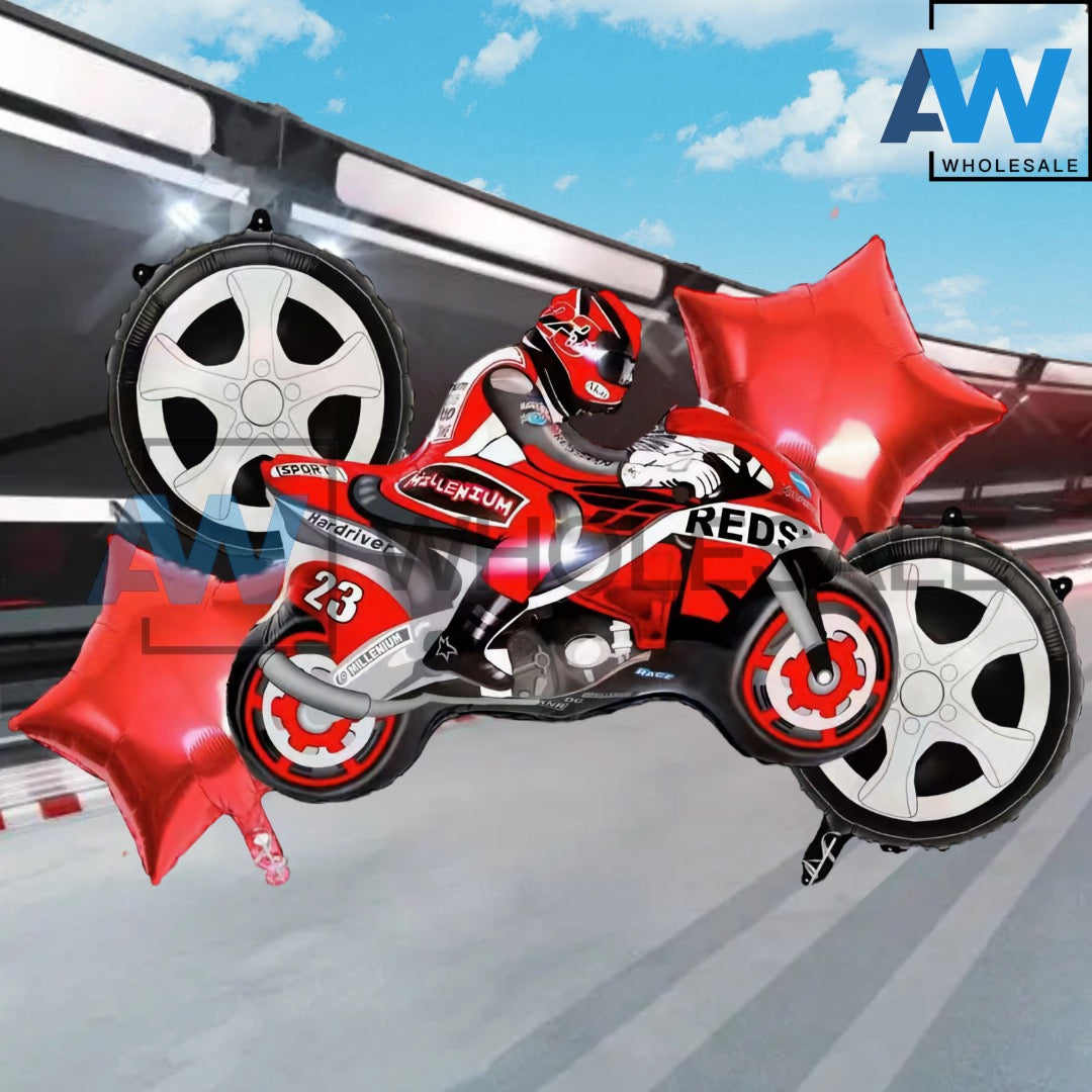 PS-406 (1 set) 5 in 1 Motor Racing Balloon Set