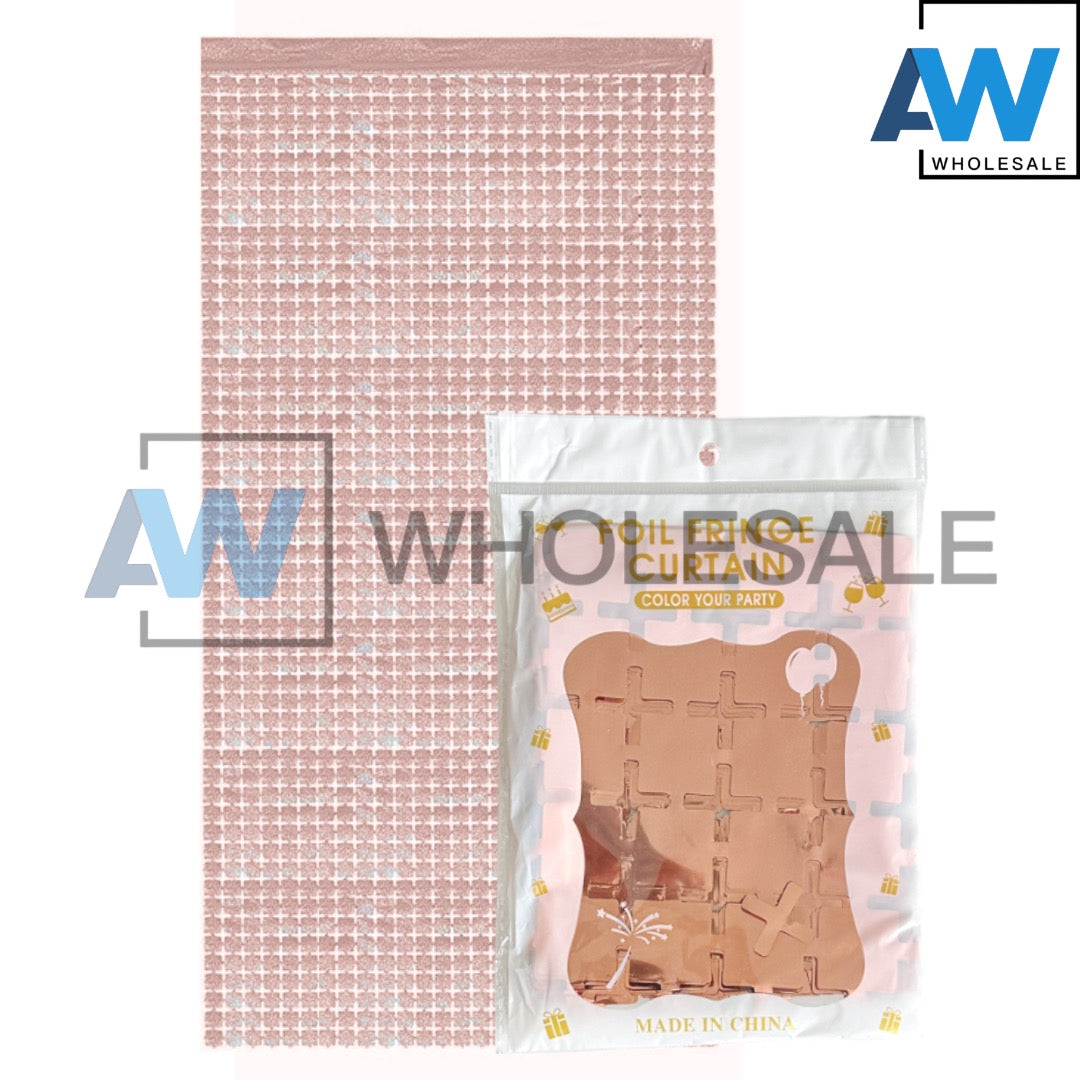 PS-411 (1 pc) Mini Square Sequin Foil Curtain