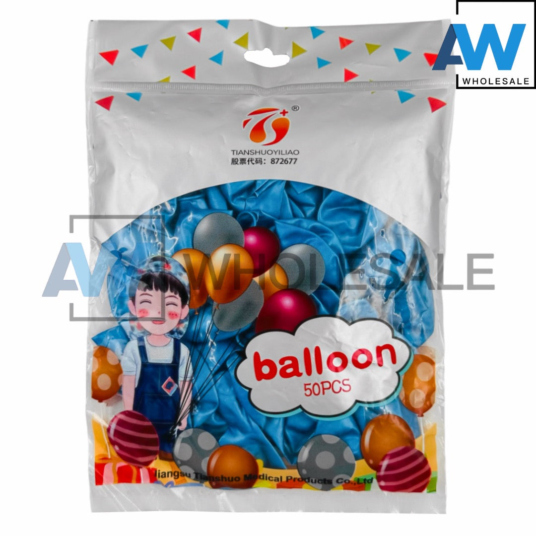 PS-413 (50 pcs) 10 Inch Chrome Balloons