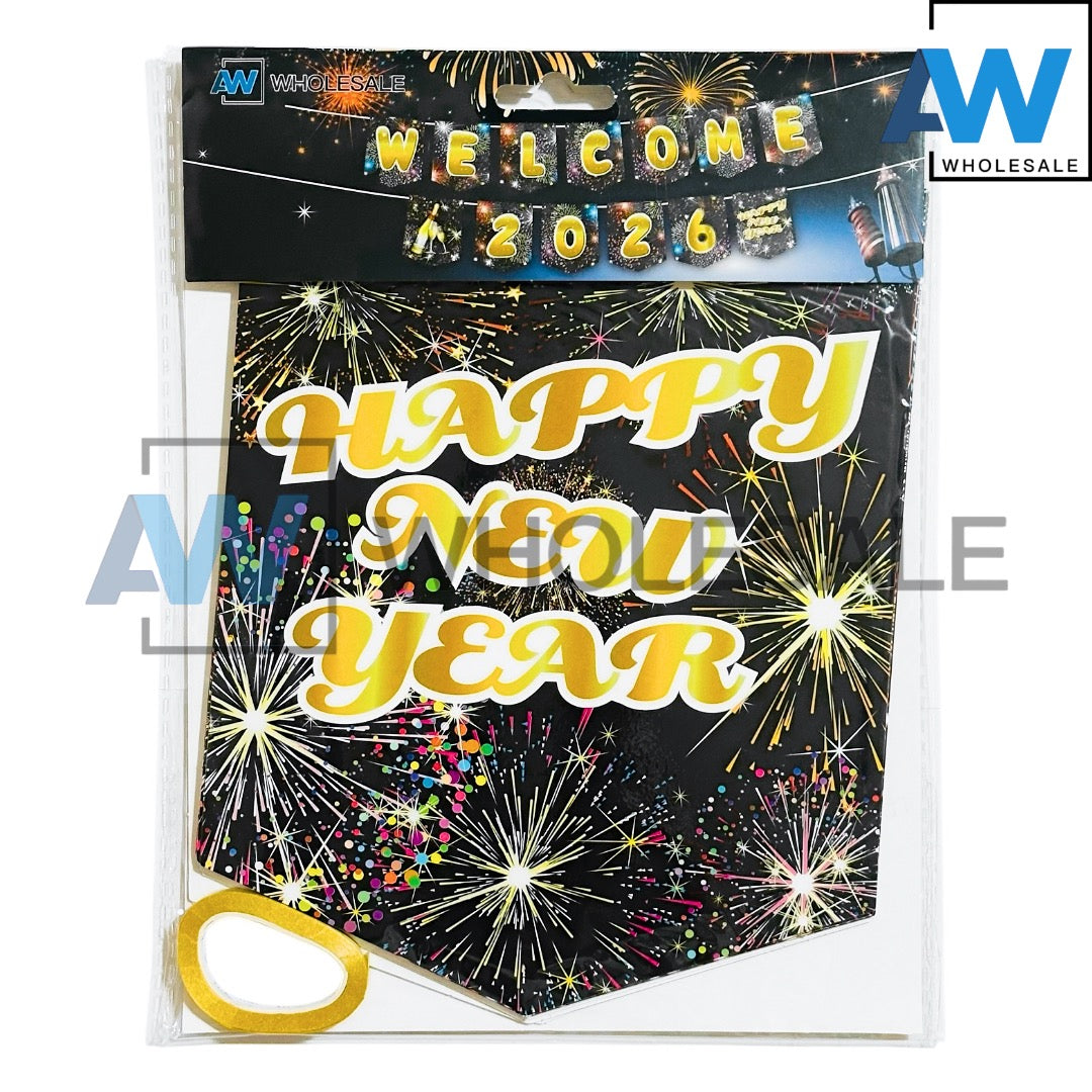 PS-429 (1 set) Welcome 2026 New Year Banner