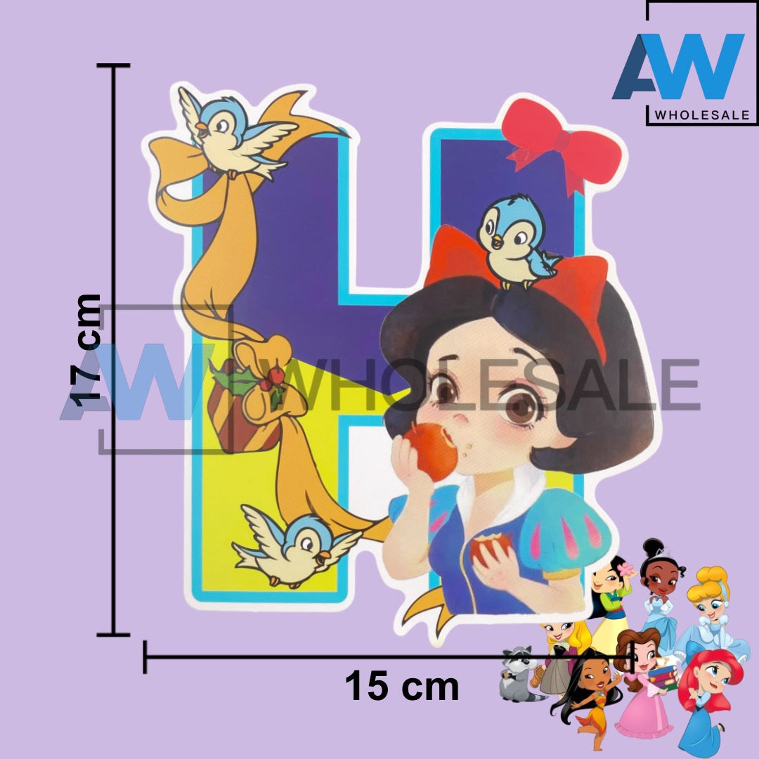 PS-440 (1 set) Princess Happy Birthday Banner