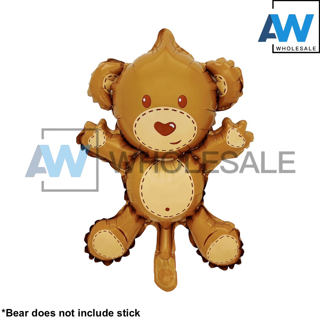 PS-445 (50 pcs) Mini Teddy Bear Foil Balloons