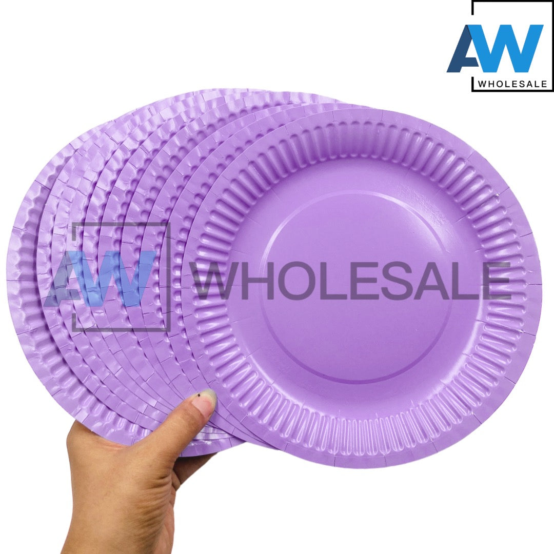 PS-464 (10 pcs) 9 Inch Disposable Paper Plates