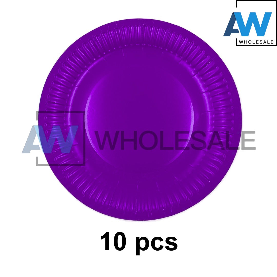 PS-464 (10 pcs) 9 Inch Disposable Paper Plates