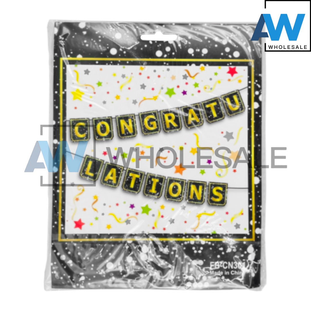 PS-472 (1 set) Congratulations Banner