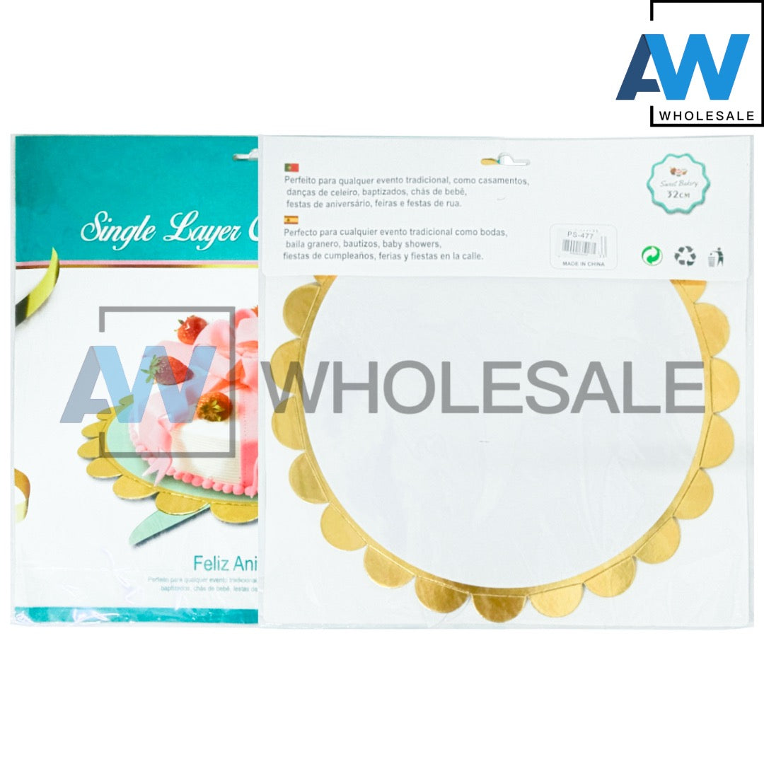 PS-477 (1 set) Gold Corner Cake Stand
