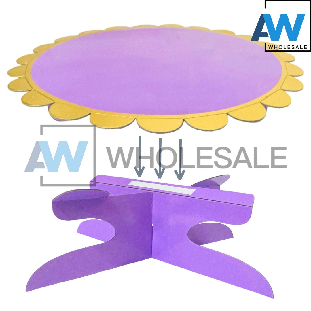 PS-477 (1 set) Gold Corner Cake Stand