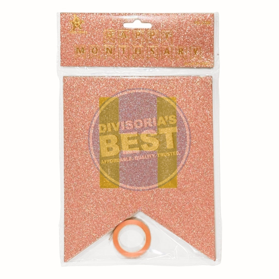 PS-516 (1 set) Happy Monthsary Banner
