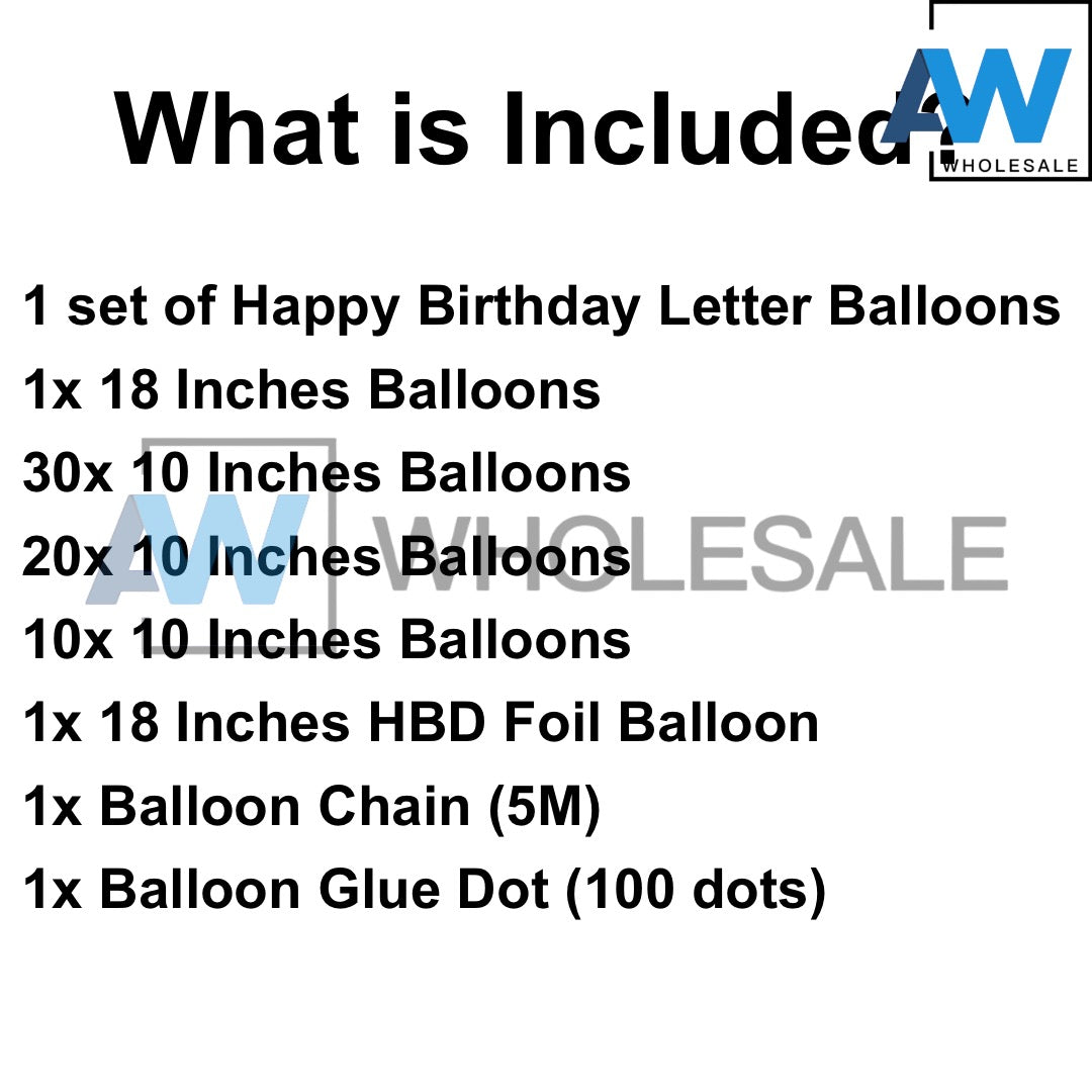 PS-519 (1 set) 81 in 1 Big Balloon Set
