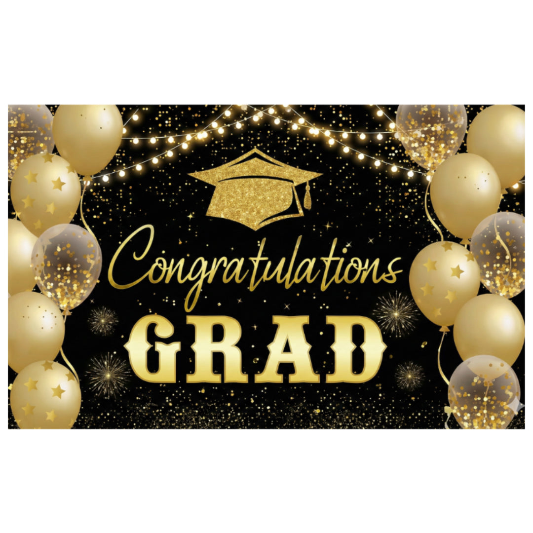 PS-584 (1 pc) 100 x 75 Happy Graduation Tarpulin