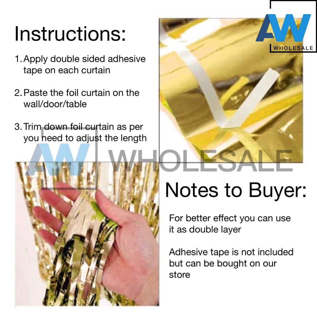 PS-63 (1 pc) Tinsel Foil Curtain