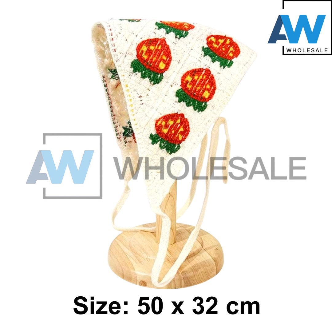 TB-350 (12 pcs) Crochet Triangle Headbands