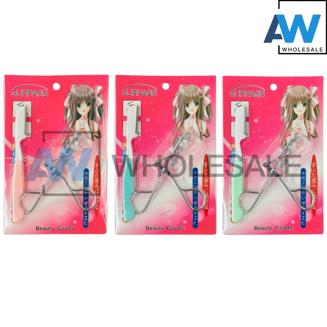 XP-1154 (1 card) Eyelash Curler & Pocket Razor