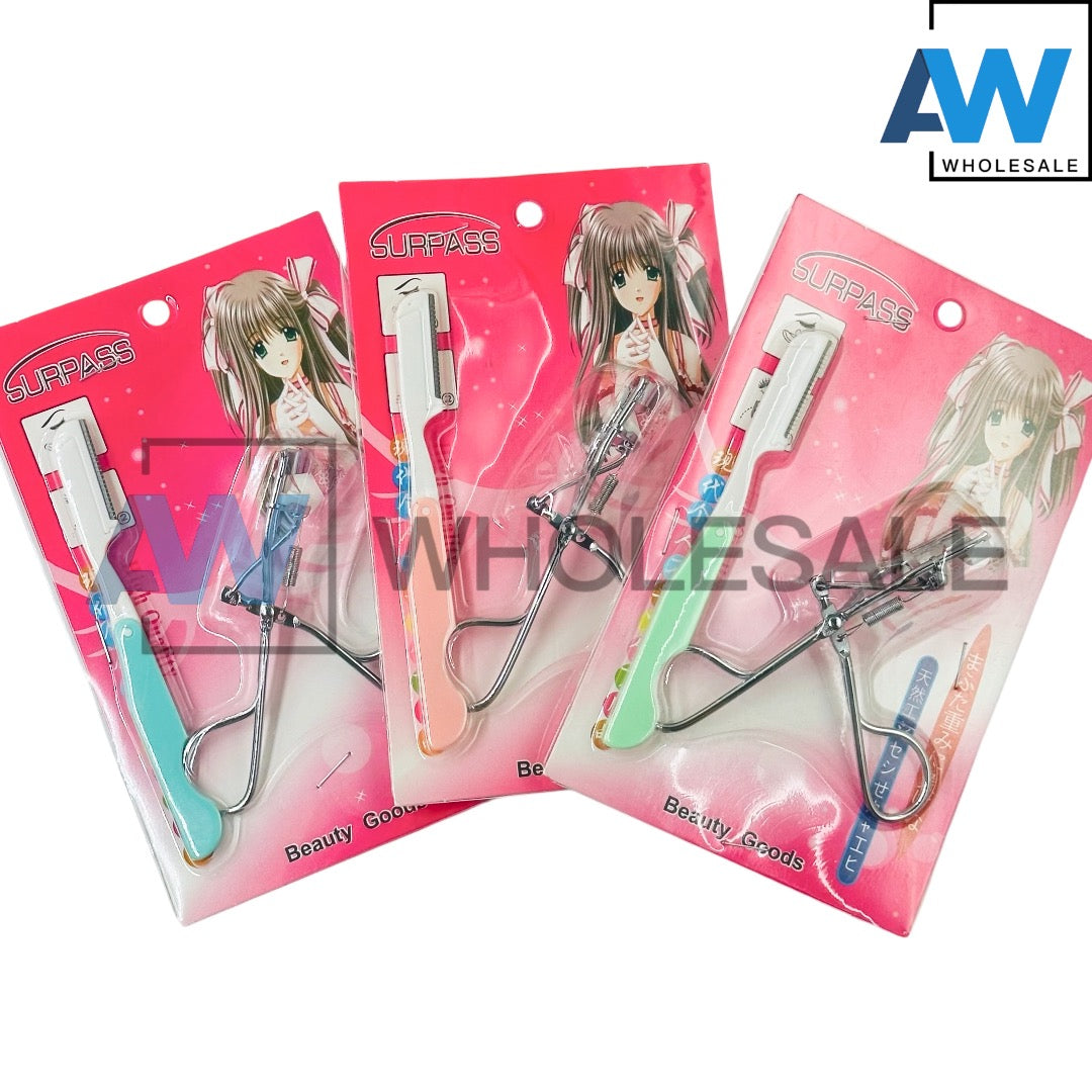 XP-1154 (1 card) Eyelash Curler & Pocket Razor