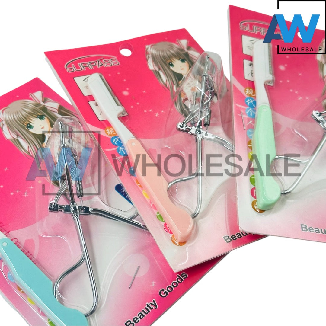 XP-1154 (1 card) Eyelash Curler & Pocket Razor