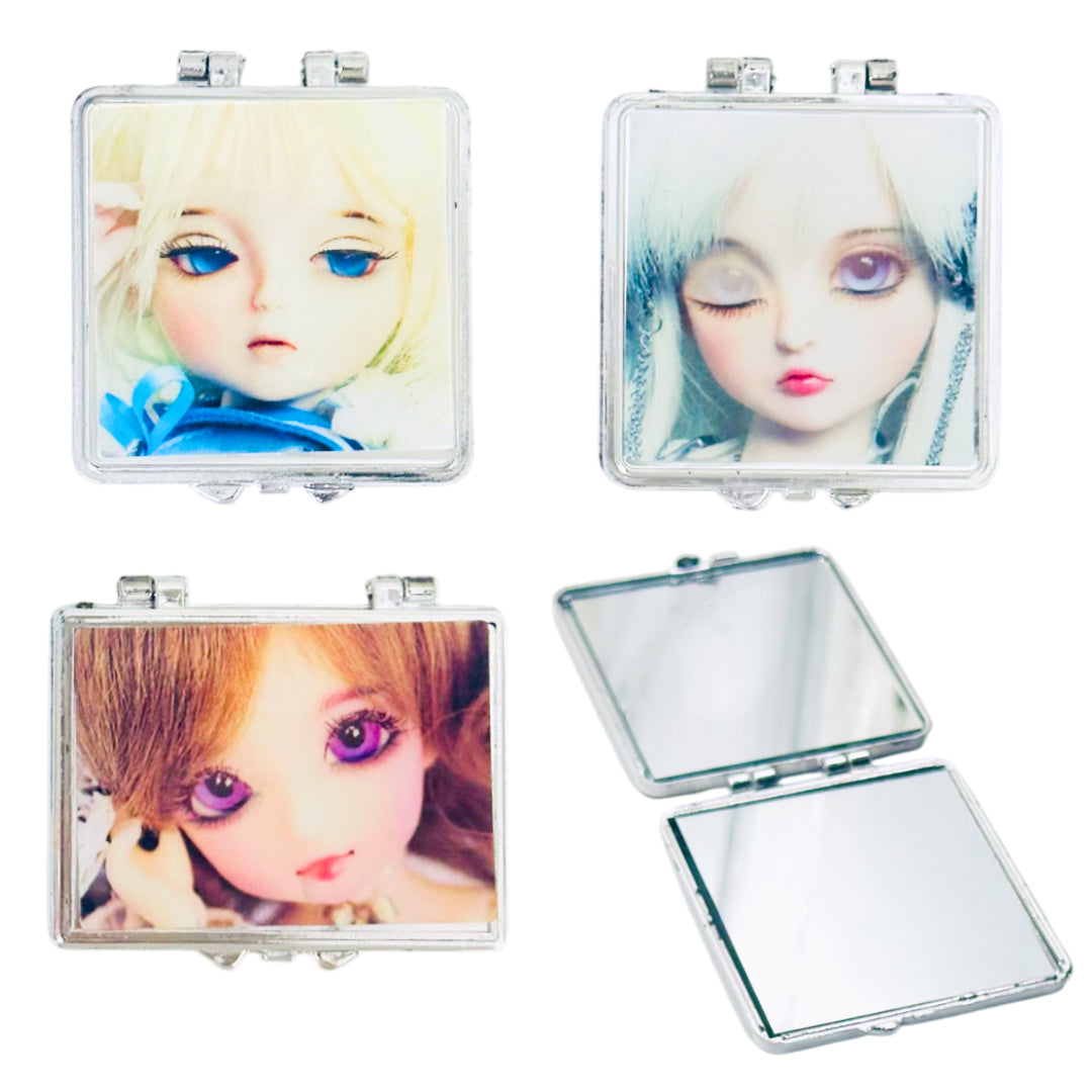 XP-1180 (1 pc) Holographic Double Sided Foldable Mirror