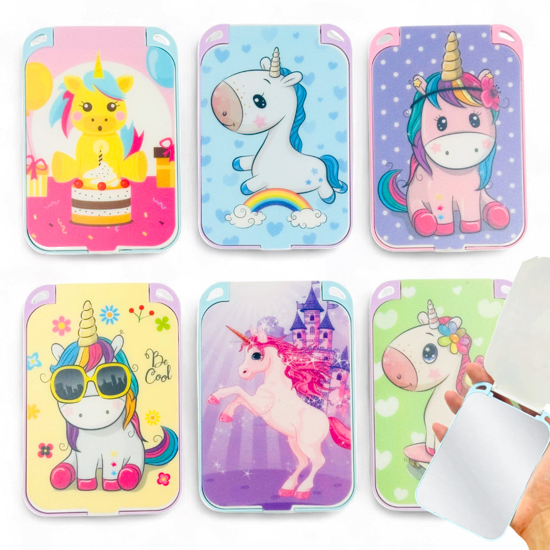 XP-1186 (1 pc) Unicorn Rectangle Foldable Mirror