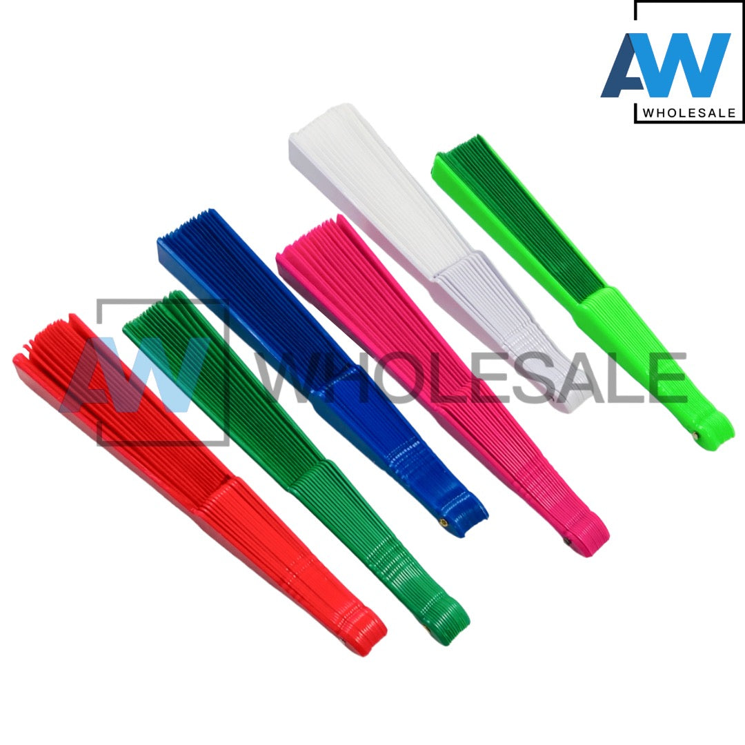 XP-29 (12 pcs) Plain PVC Japanese Fans