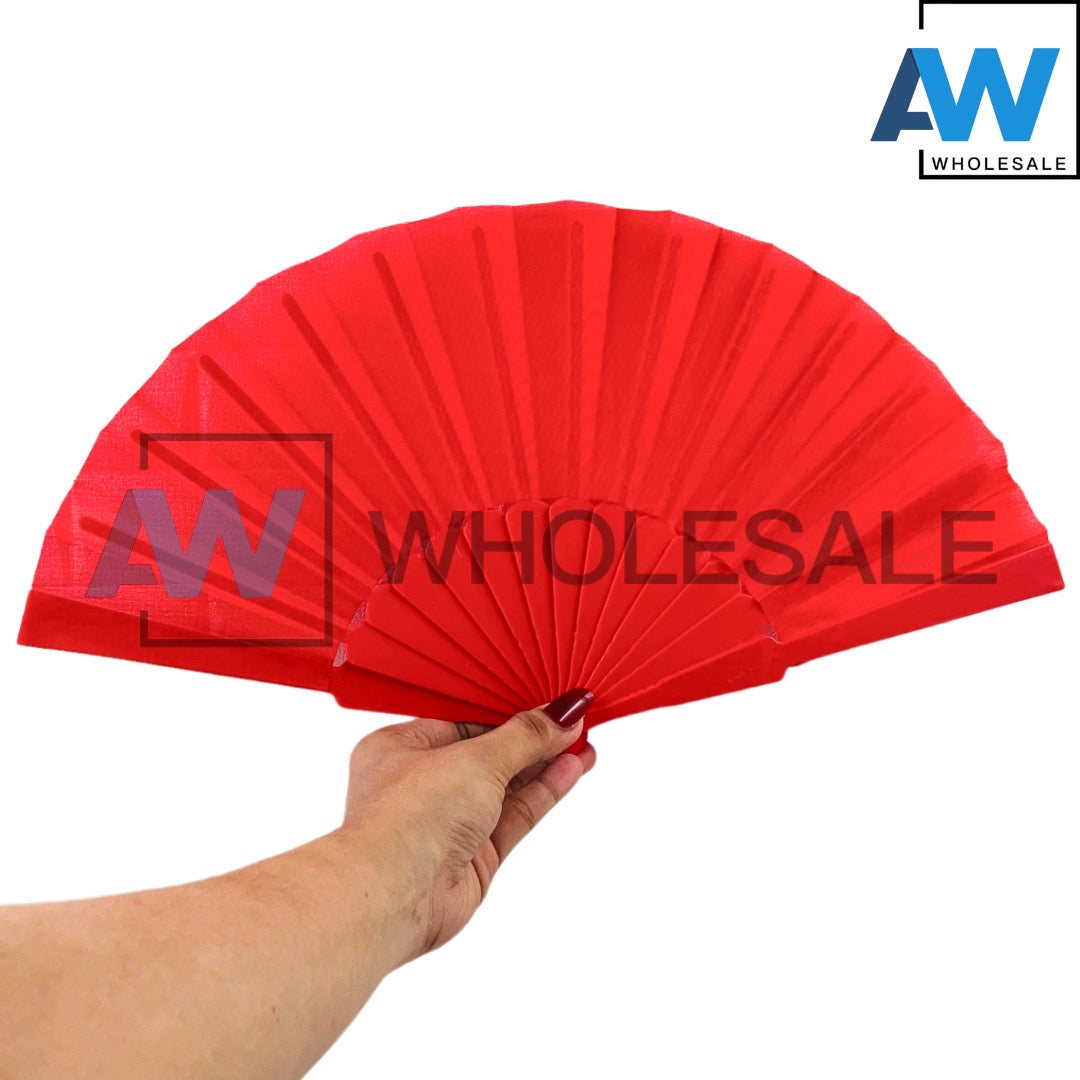 XP-29 (12 pcs) Plain PVC Japanese Fans