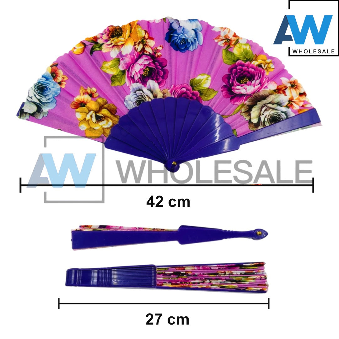XP-36 (12 pcs) Flower Japanese Fans