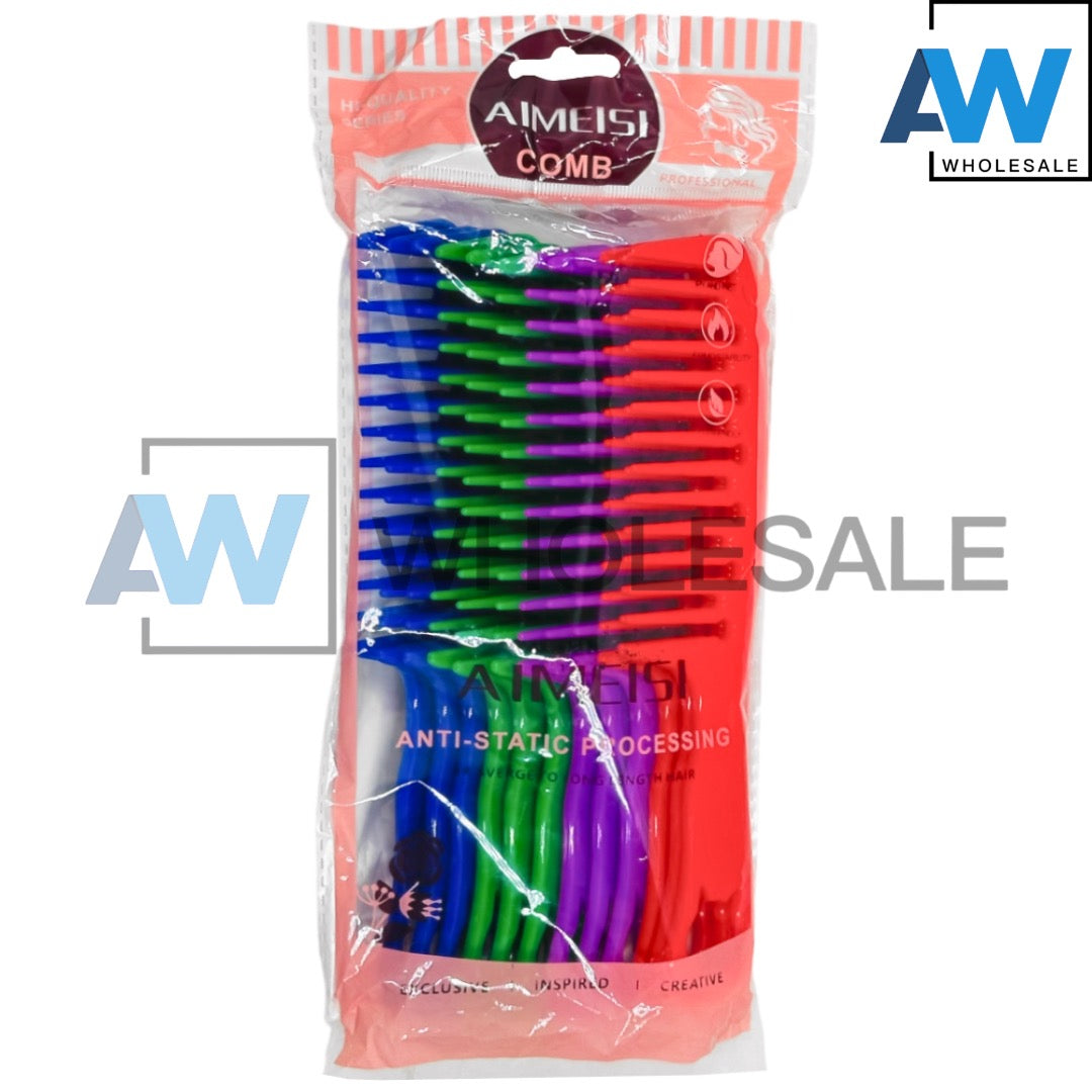 XP-634A (12 pcs) Cat Design PVC Hair Combs