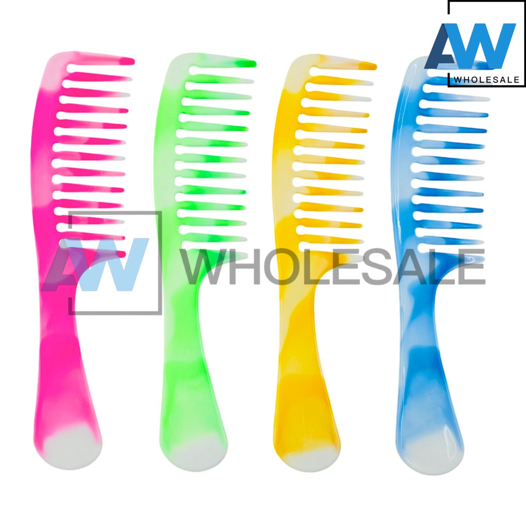 XP-636 (12 pcs) Ombre PVC Hair Comb