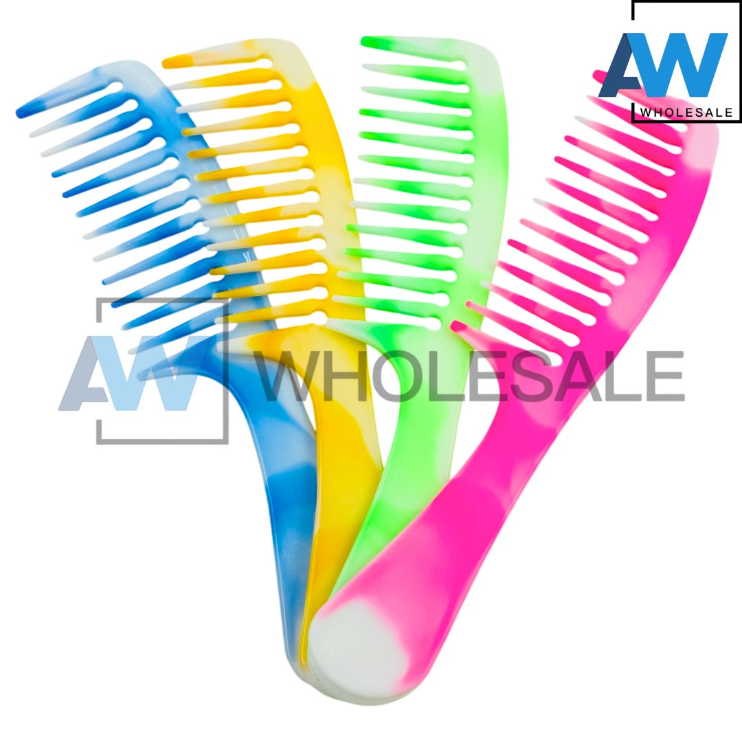 XP-636 (12 pcs) Ombre PVC Hair Comb
