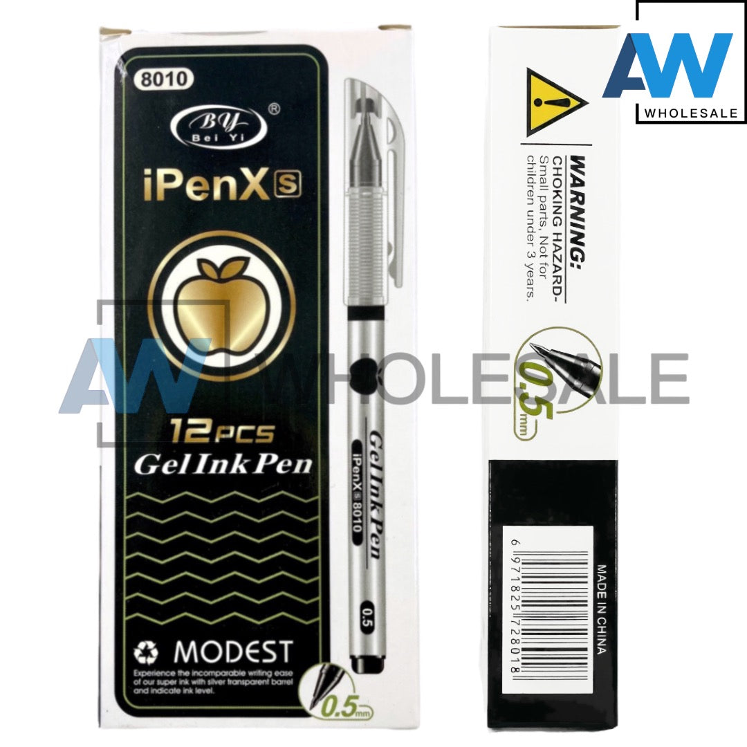 XP-756 (12 pcs) Silver Gelpen Ballpens