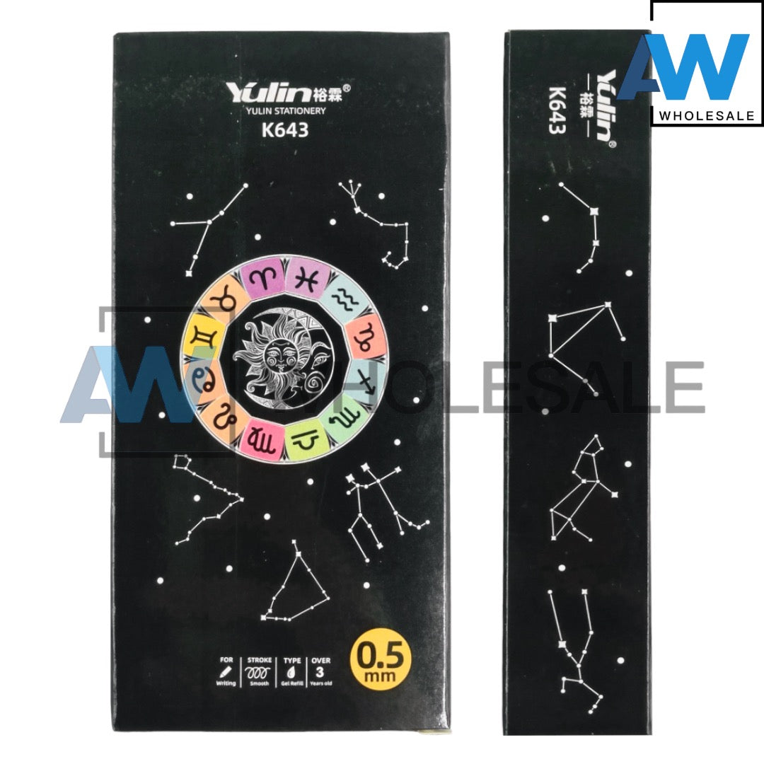 XP-809 (12 pcs) Zodiac Glepen ballpens