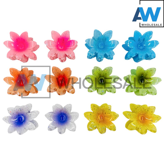 AB-1015 (12 pcs) Glossy 8 cm Hair Clamps