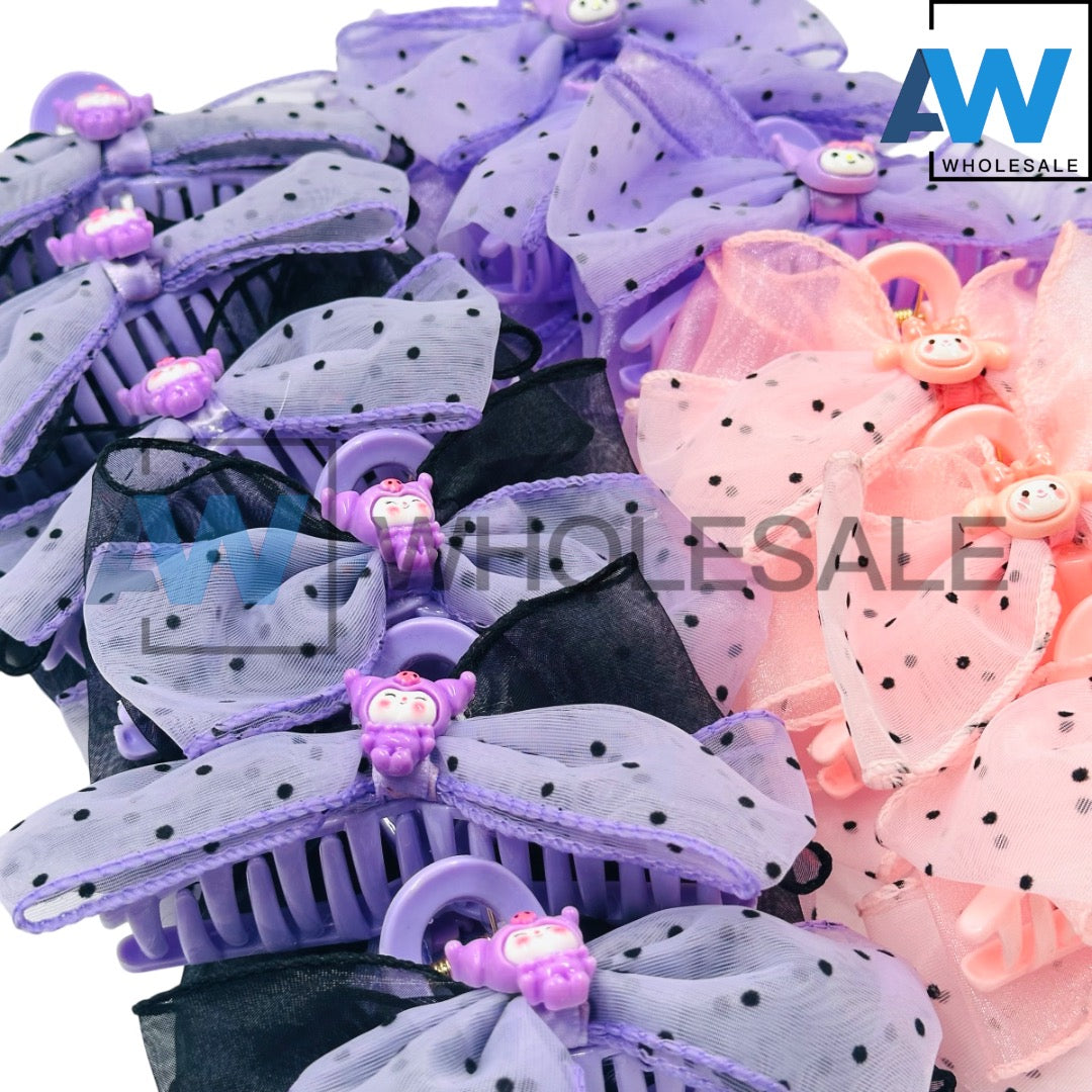 AB-1025 (12 pcs) Character 13 cm Hair Clamps