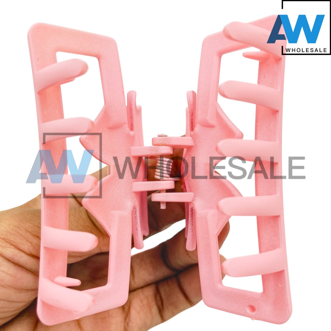 AB-1083 (12 pcs) Matte/Metallic 7 cm Hair Clamps