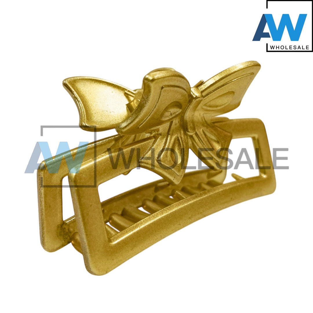 AB-1083 (12 pcs) Matte/Metallic 7 cm Hair Clamps