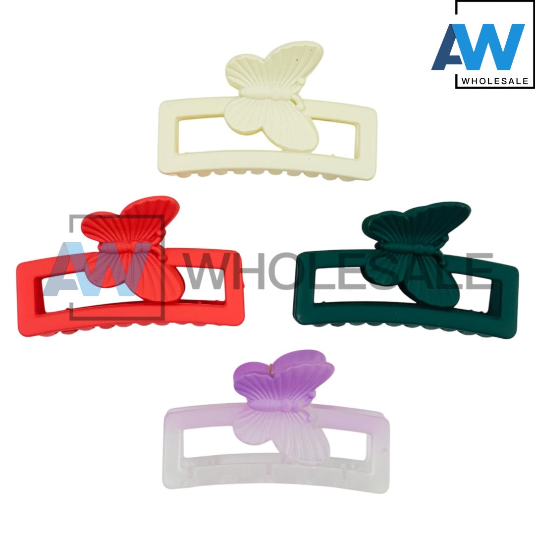 AB-1104 (12 pcs) Matte 7 cm Hair Clamps