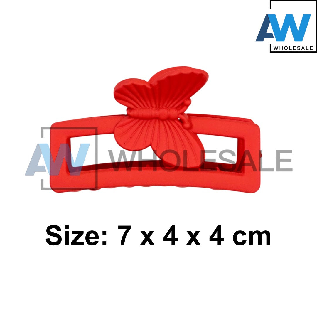 AB-1104 (12 pcs) Matte 7 cm Hair Clamps