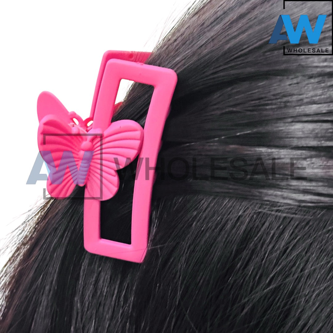 AB-1104 (12 pcs) Matte 7 cm Hair Clamps