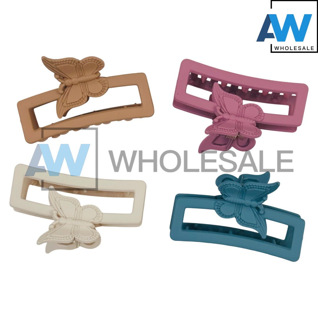 AB-1105 (12 pcs) Matte 7 cm Hair Clamps