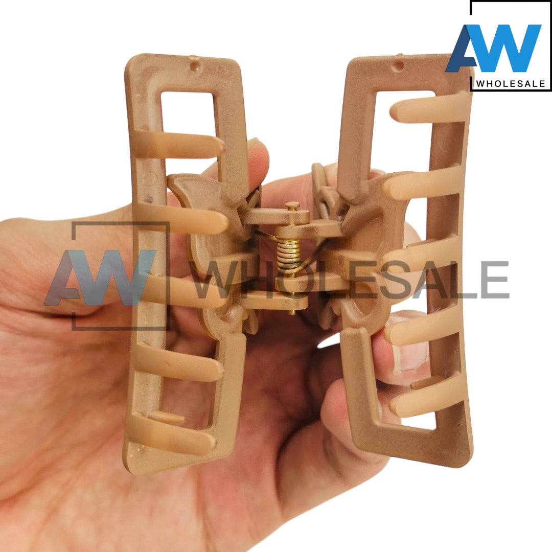 AB-1105 (12 pcs) Matte 7 cm Hair Clamps