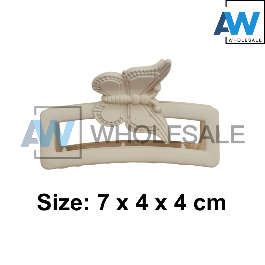 AB-1105 (12 pcs) Matte 7 cm Hair Clamps