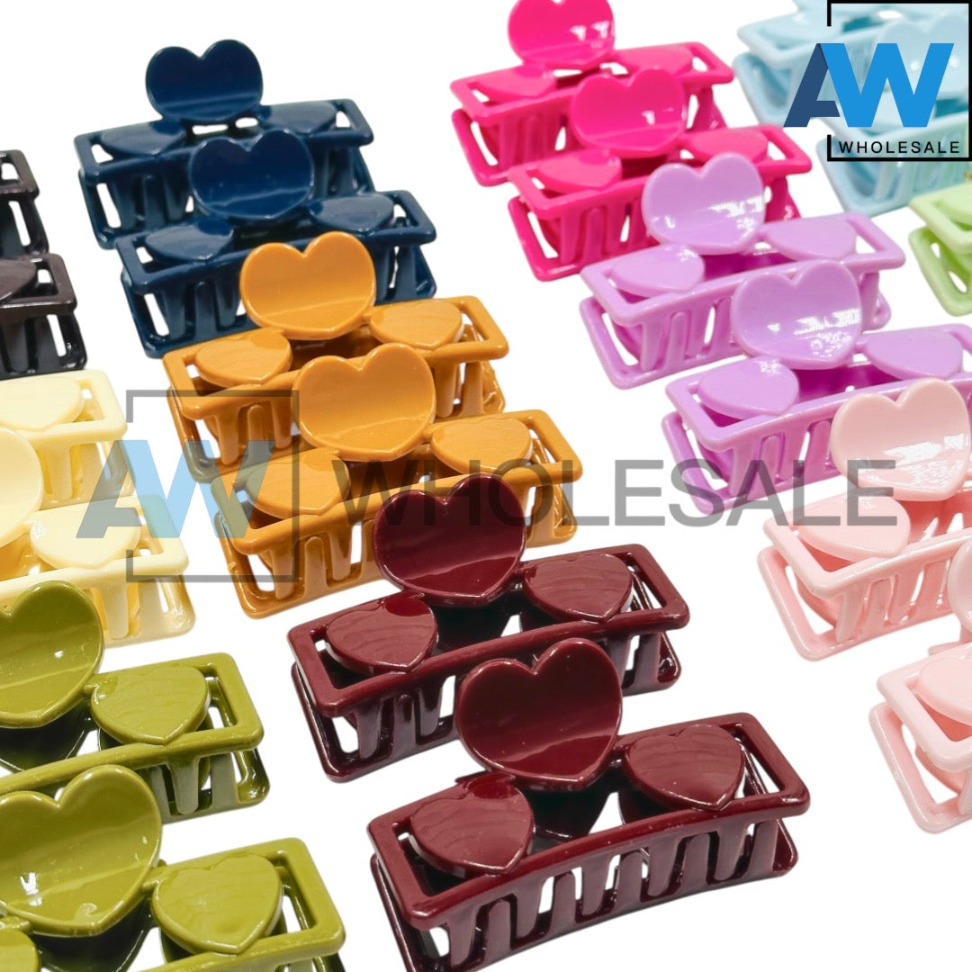 AB-1123 (12 pcs) Glossy 7 cm Hair Clamps