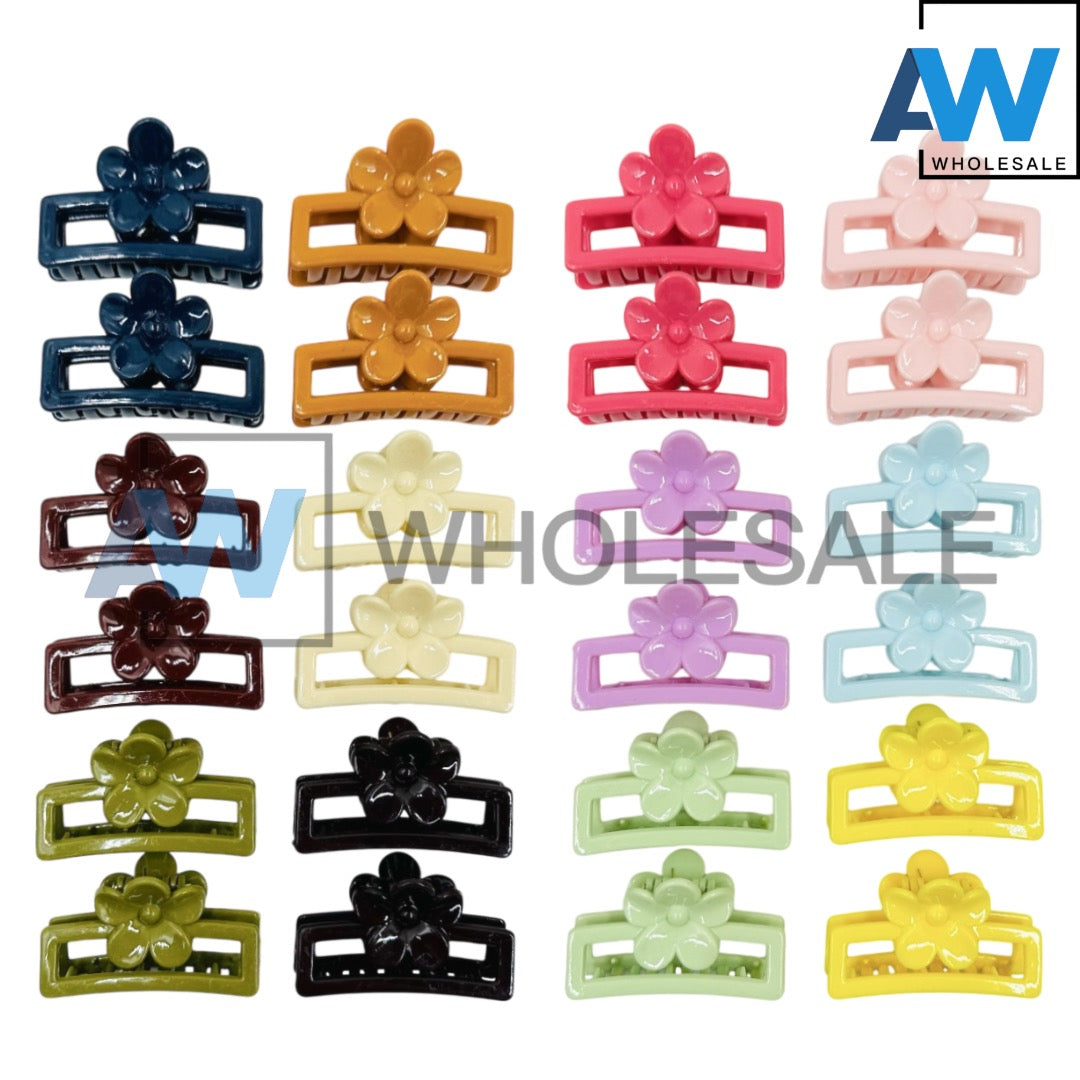 AB-1125 (12 pcs) Glossy 6 cm Hair Clamps